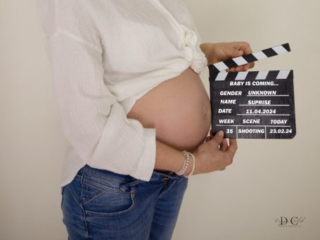 natürliche Babybauchfotografie